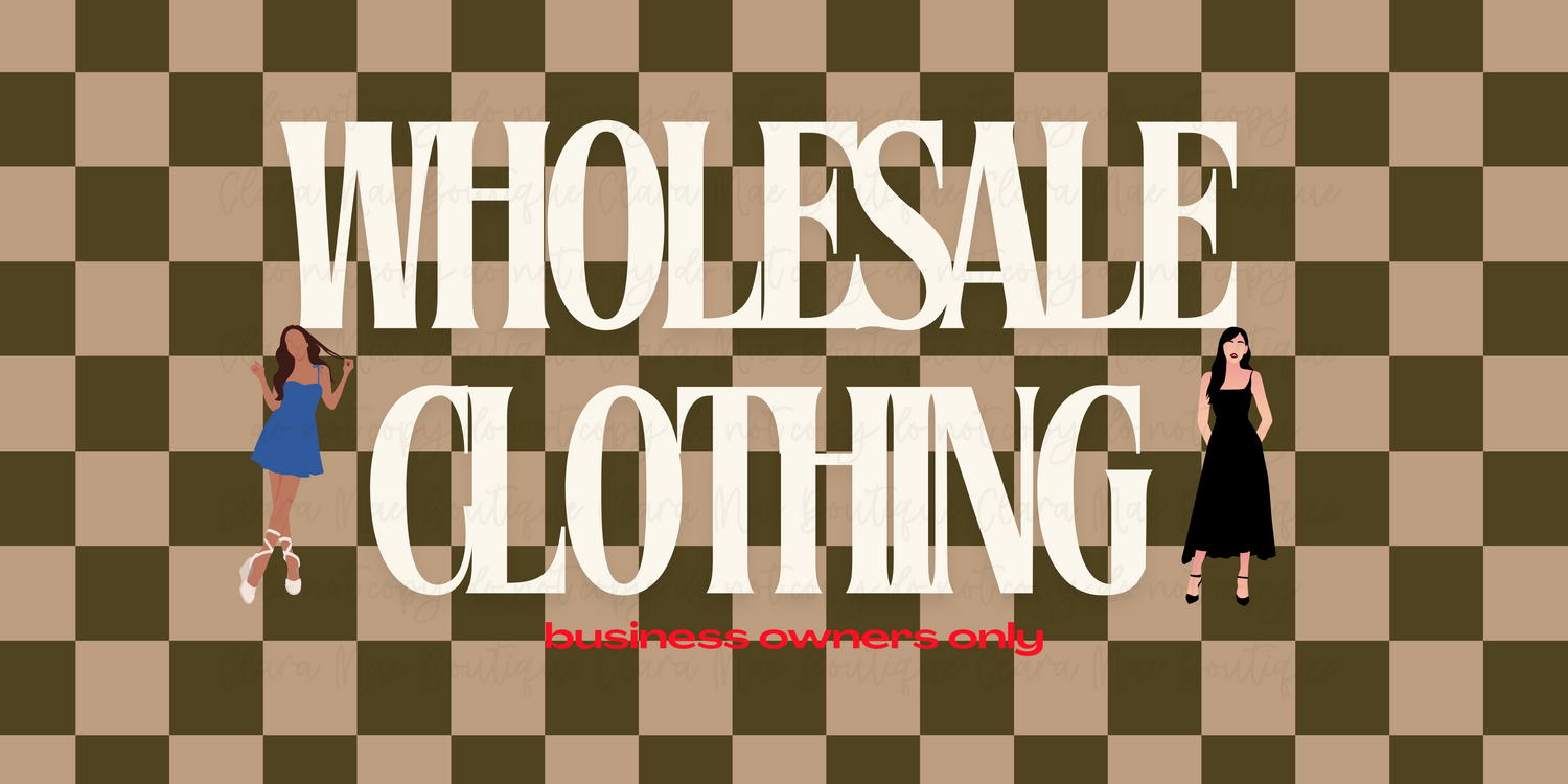 WHOLESALE-CLOTHING: Business Owners ONLY 🛑