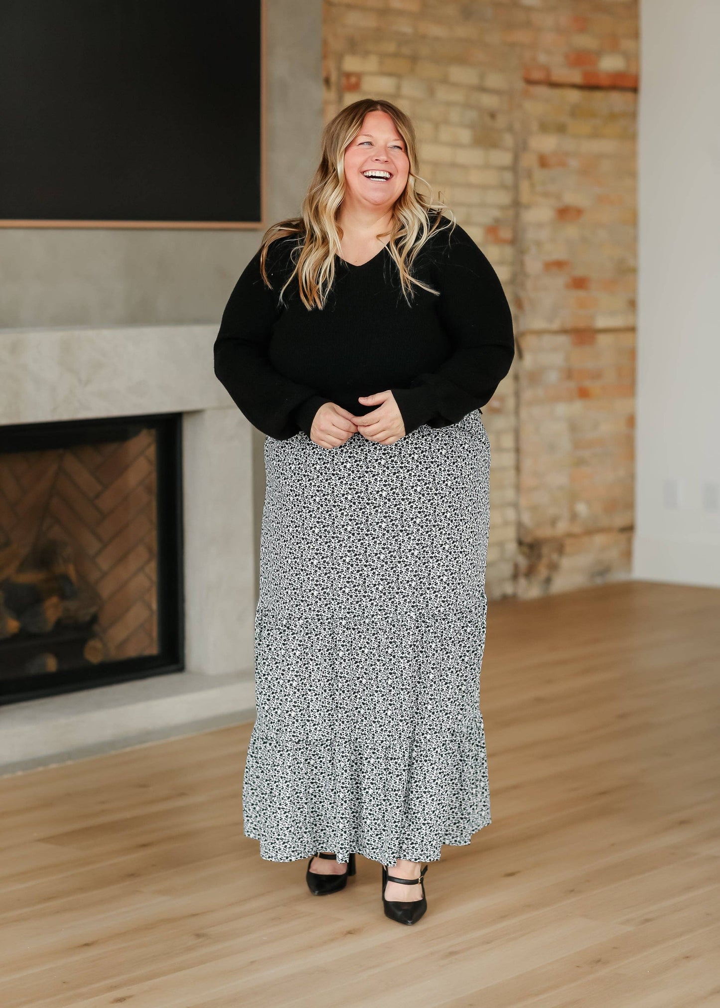 Lynn Tiered Peasant Maxi Skirt