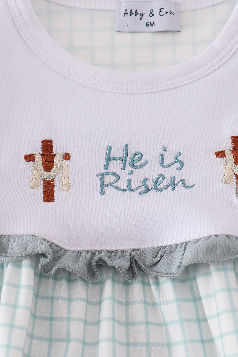 HE IS RISEN EMBROIDERY | Blue Bubble ✝️-GIRLS