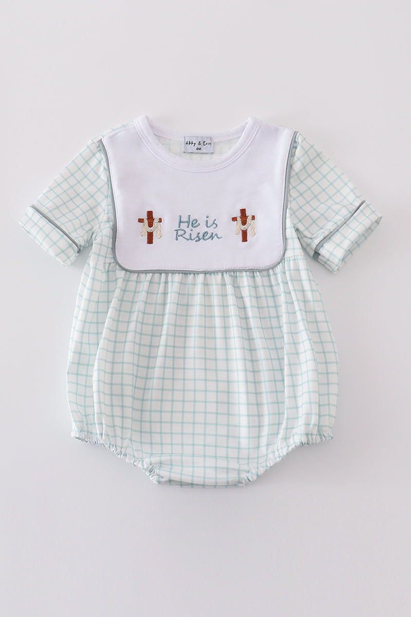 HE IS RISEN EMBROIDERY | Blue Bubble ✝️-BOYS