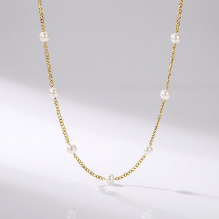 ZIRCONIA BEADED NECKLACE