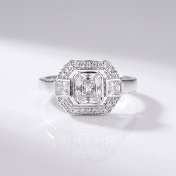 DIAMOND SQUARE VINTAGE RING