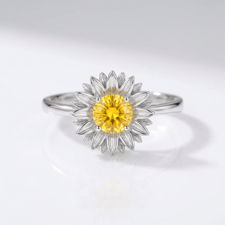 SUNFLOWER RING - (ADJUSTABLE)