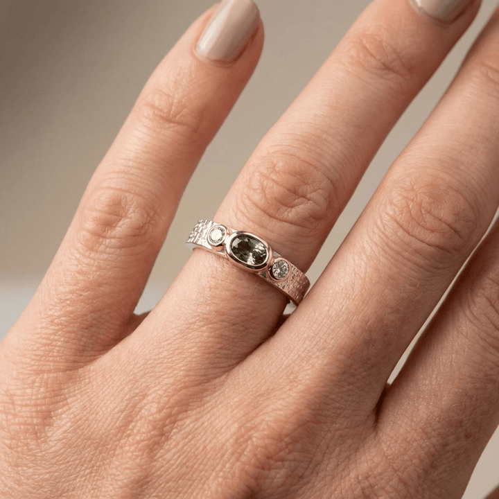 GREEN &amp; GOLD RING