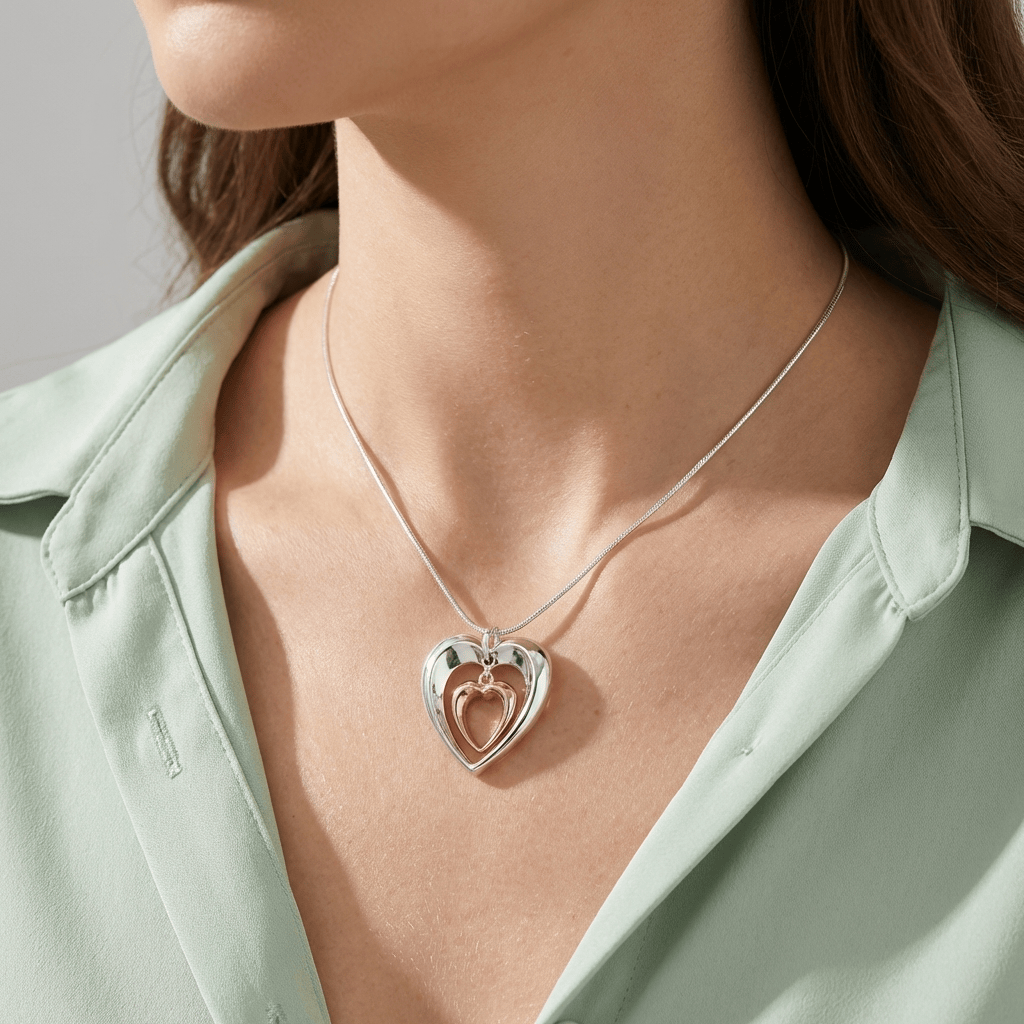 DUAL HEART NECKLACE