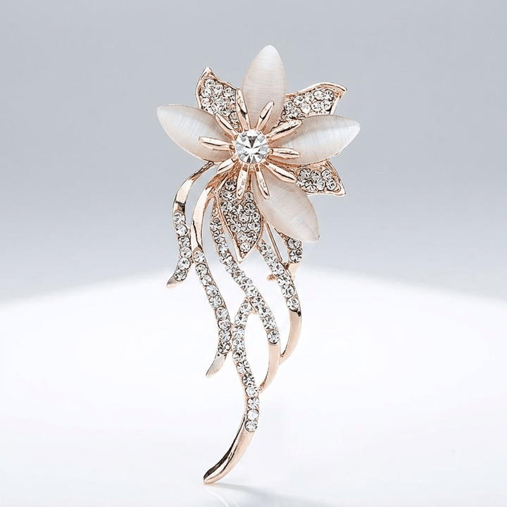 CRYSTAL BLOOM BROOCH