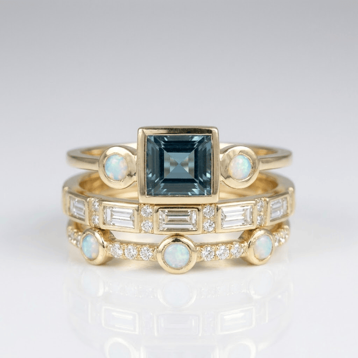 MULTI BAND ZIRCONIA RING