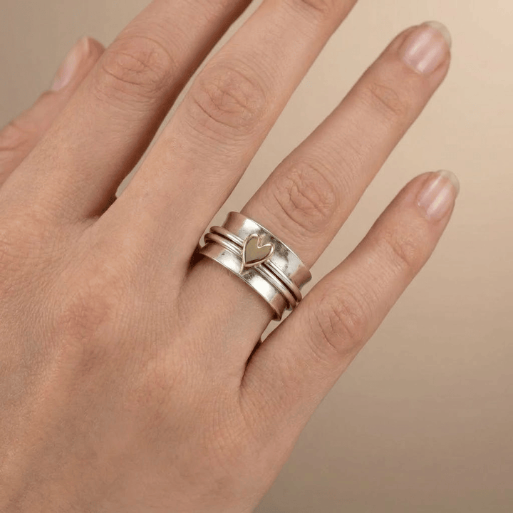HEART BAND RING