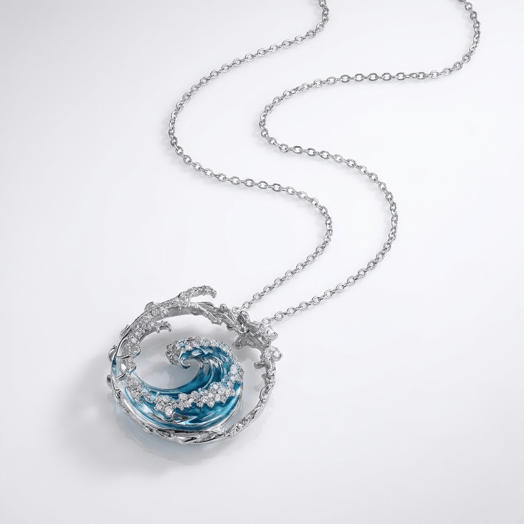 AZURE WAVE NECKLACE