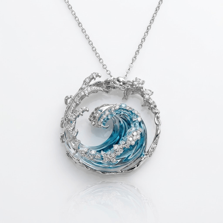 AZURE WAVE NECKLACE