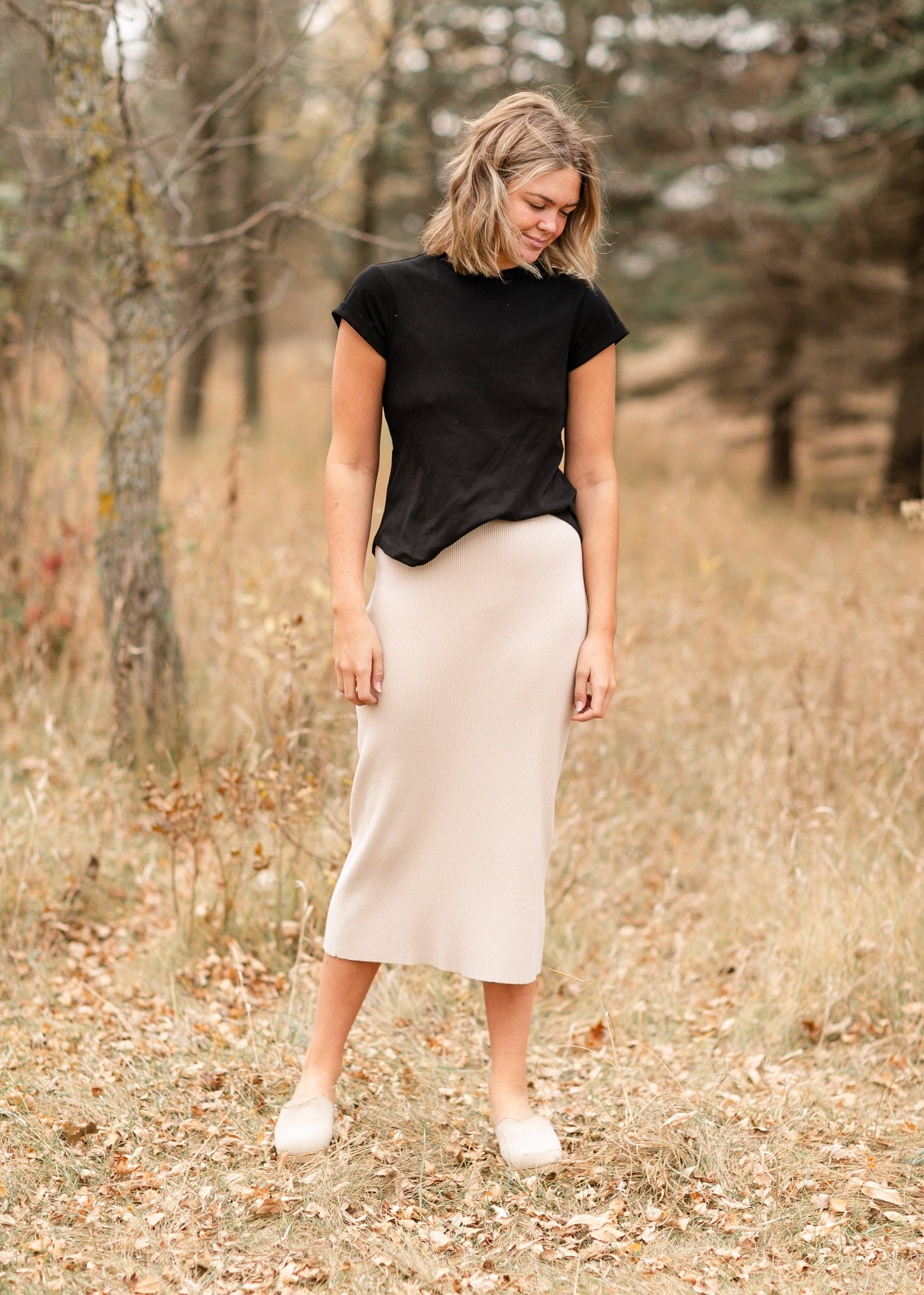 Vera Knit Midi Skirt