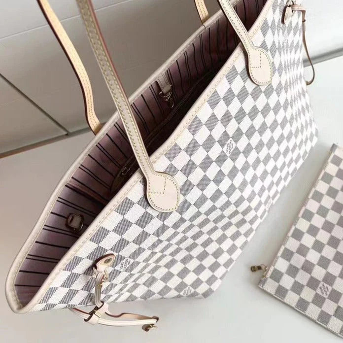 L-5A+ Tote w/ Pouch Made of Genuine Leather