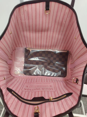 L-5A+ Tote w/ Pouch Made of Genuine Leather