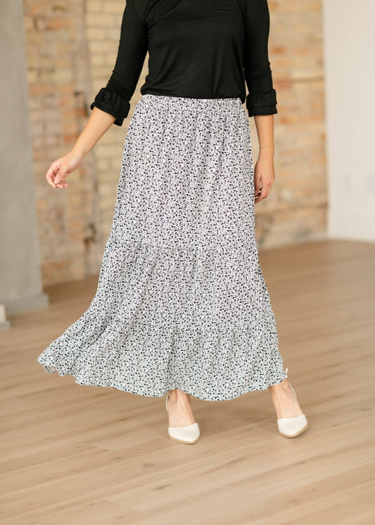 Lynn Tiered Peasant Maxi Skirt