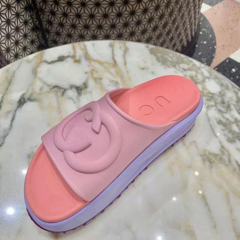 Flat Heel Booster Slippers