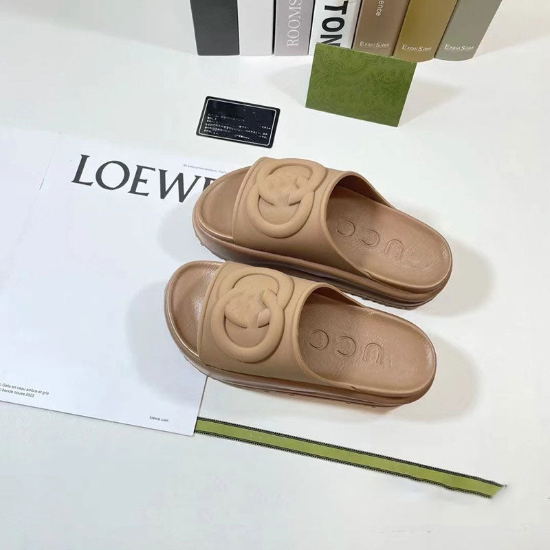 Flat Heel Booster Slippers
