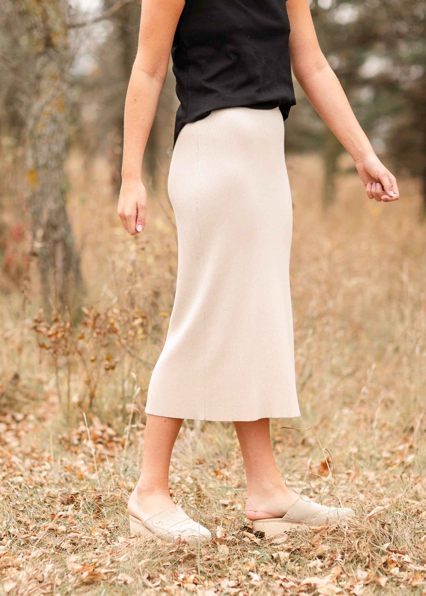 Vera Knit Midi Skirt