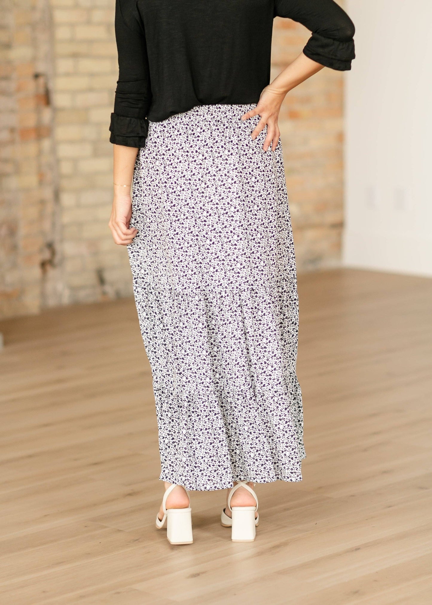 Lynn Tiered Peasant Maxi Skirt