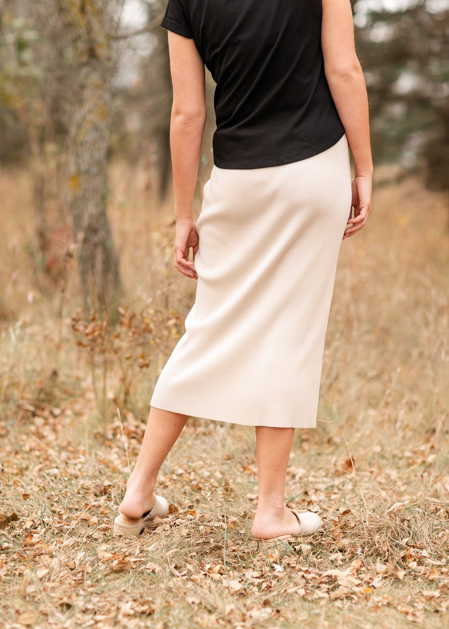 Vera Knit Midi Skirt