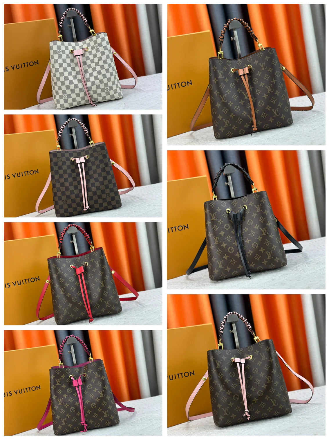 L-Bucket Crossbody w/ Braided Strap