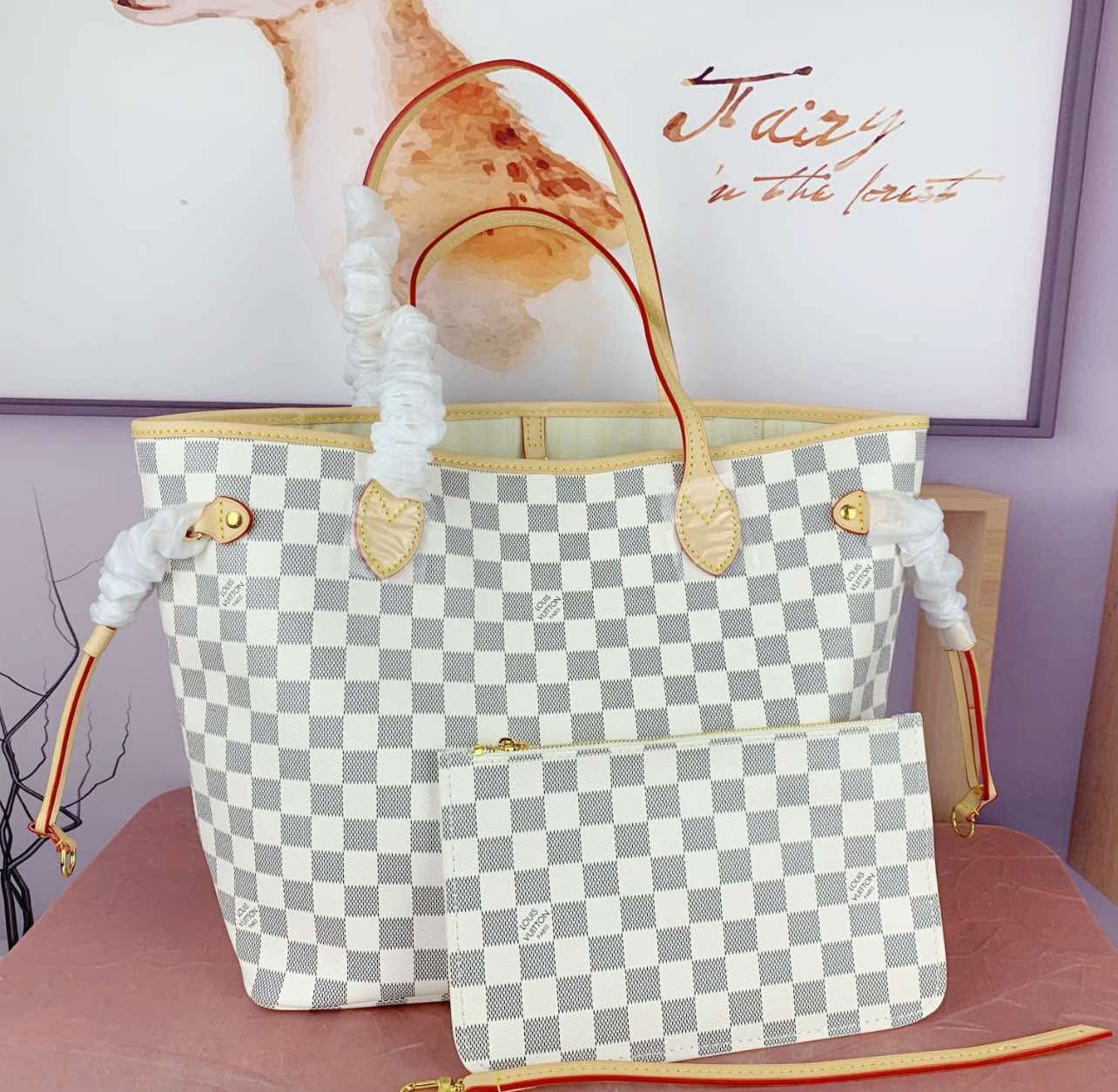 L-5A+ Tote w/ Pouch Made of Genuine Leather