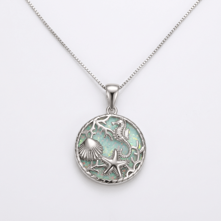 SILVER OCEAN SPIRIT NECKLACE