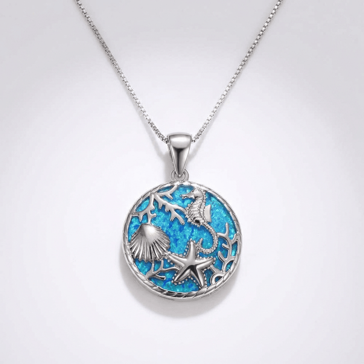 SILVER OCEAN SPIRIT NECKLACE