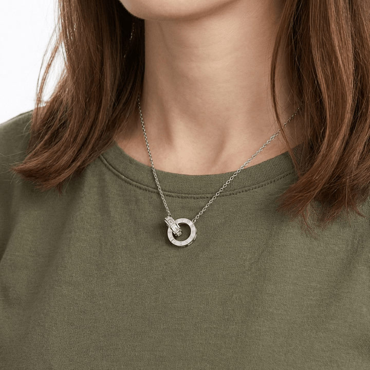 SPIRAL PENDANT NECKLACE