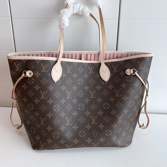 L-5A+ Tote w/ Pouch Made of Genuine Leather