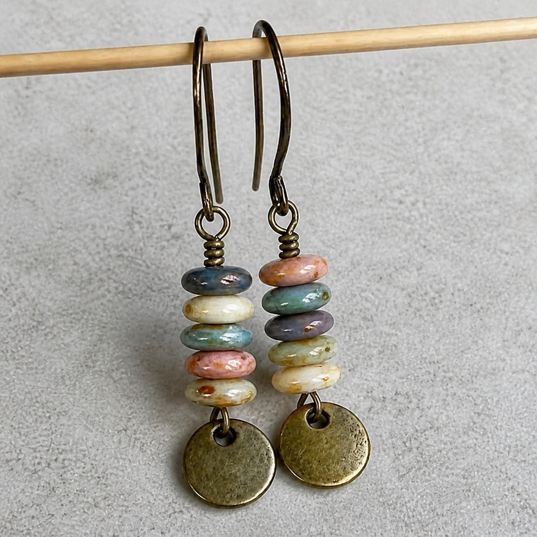 Regal Gem Drop Earrings