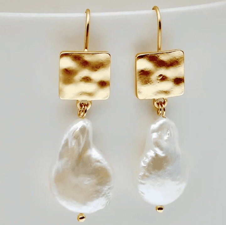 Retro Freshwater Pearl Earrings