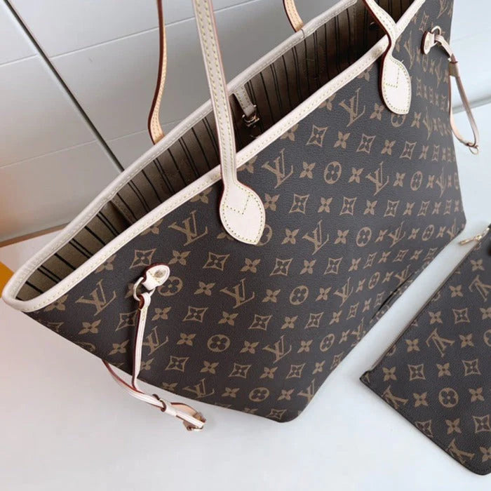 L-5A+ Tote w/ Pouch Made of Genuine Leather